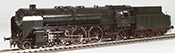 German Steam Locomotive BR 02 of the DRG Olive Green